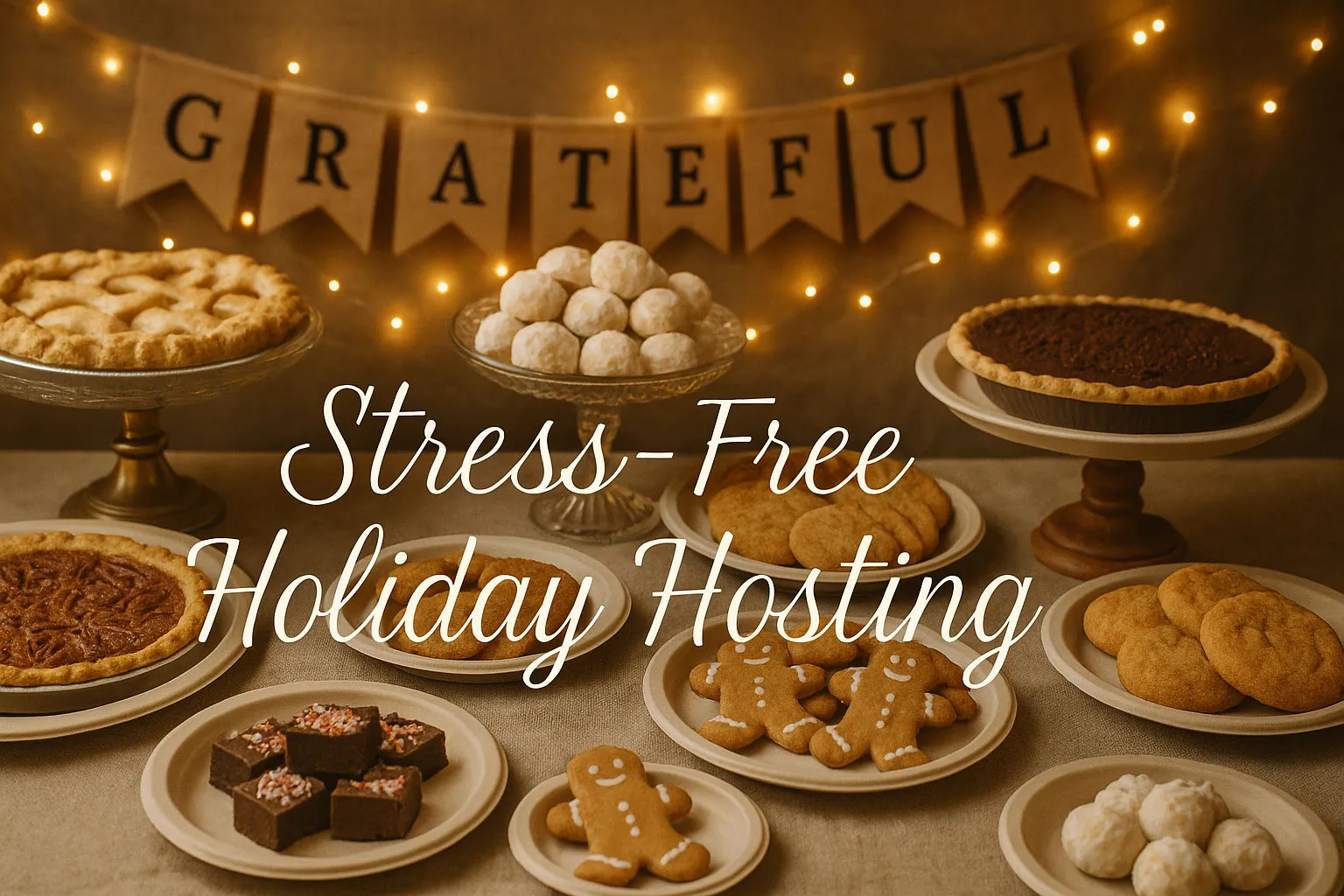 Stress-Free Holiday Hosting eco-friendly plates