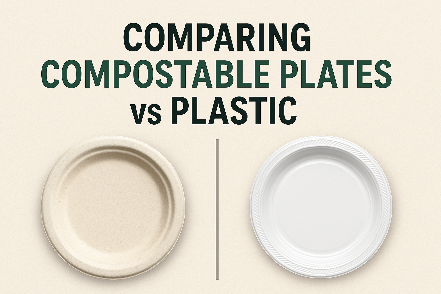 Comparing Compostable Plates vs Plastic: Which is Better for the Planet?
