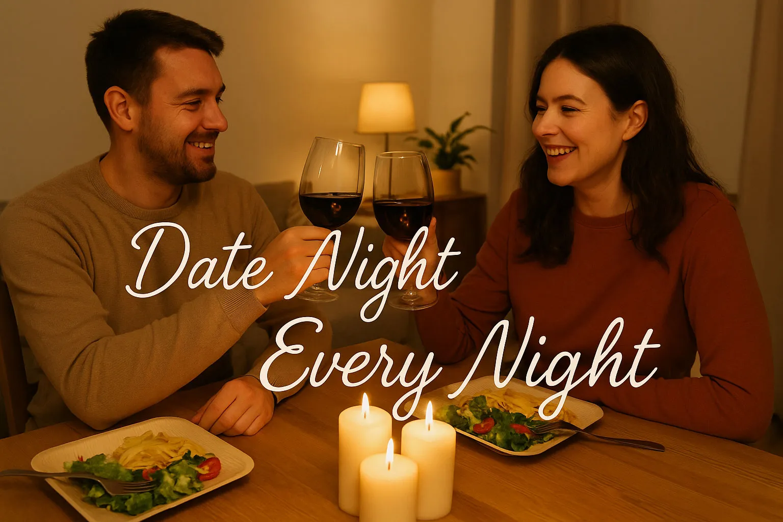 date night every night with eco-friendly compostable palm leaf