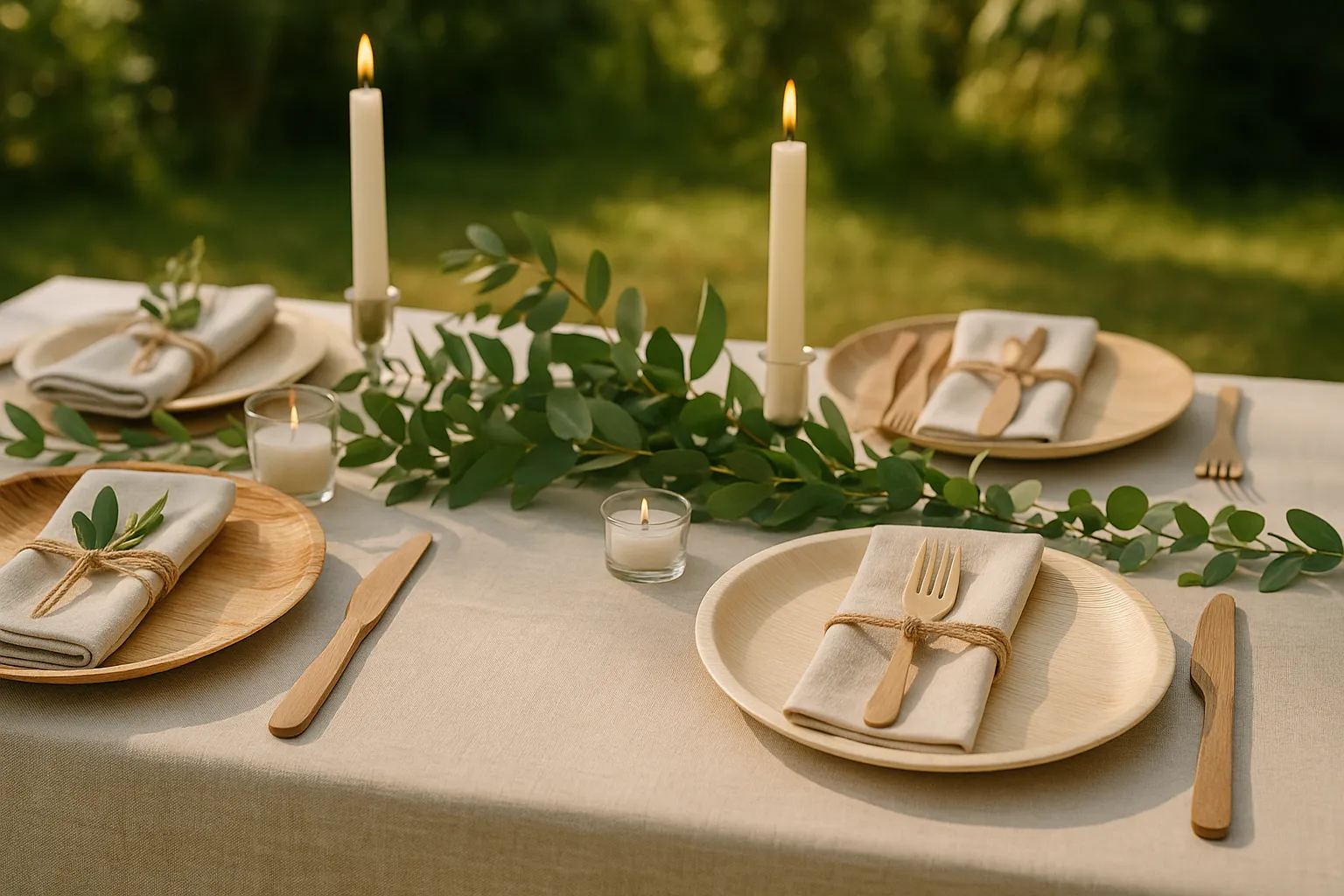 wedding eco-friendly plates