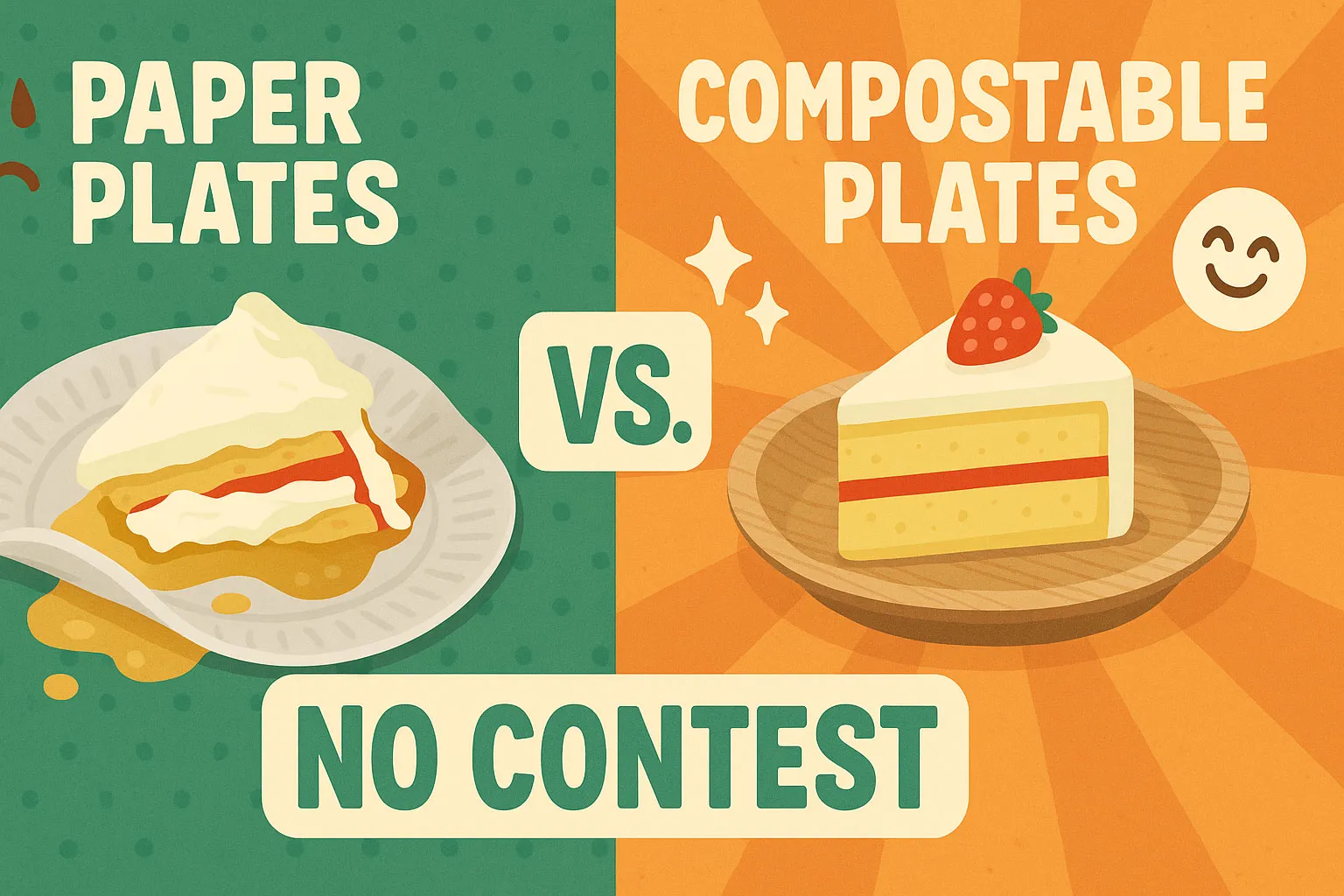 palm leaf plates for party are strong eco-friendly options